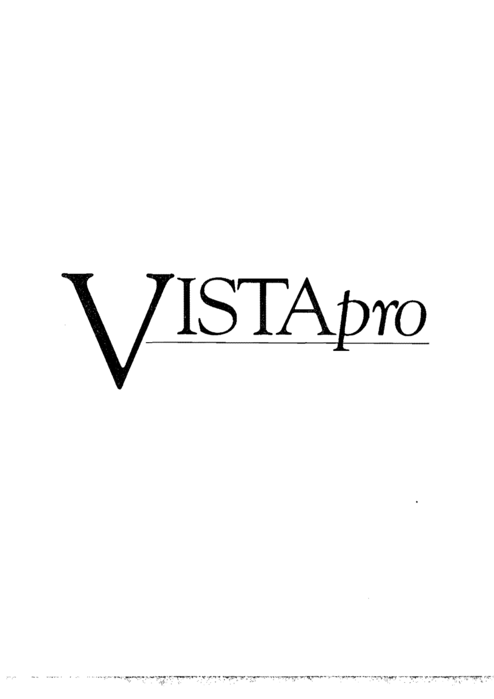 Vistapro Menus