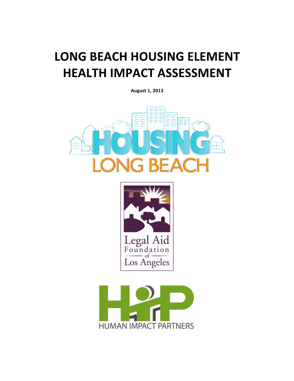 Long Beach Housing Element Health Impact Assessment