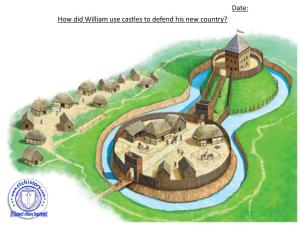 1. Different Castles the Normans Built