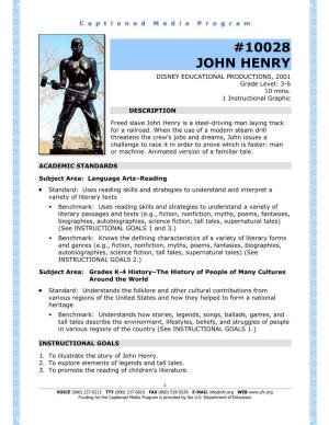 10028 John Henry