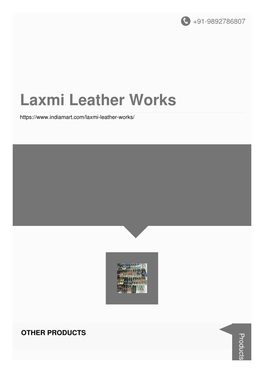 Laxmi Leather Works