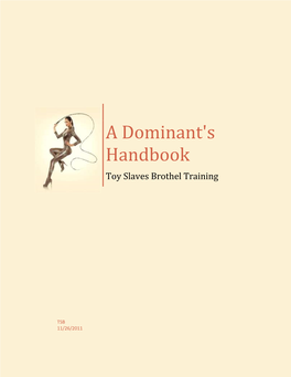 A Dominant's Handbook
