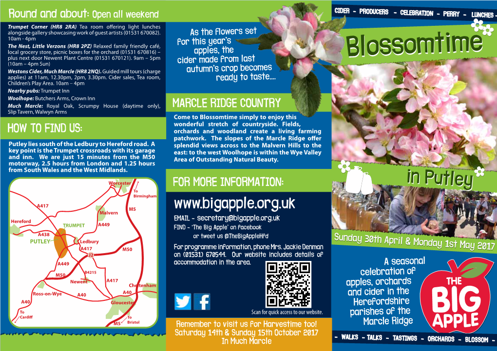 Blossomtime Leaflet