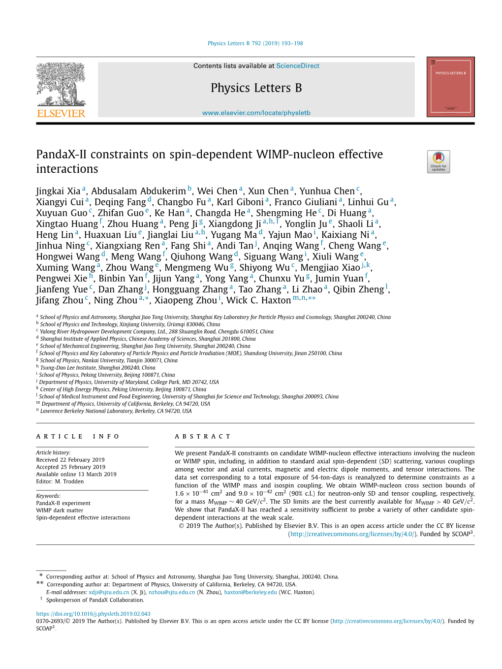 Pandax-II Constraints on Spin-Dependent WIMP-Nucleon Effective Interactions