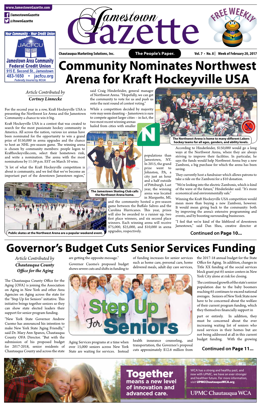 Community Nominates Northwest Arena for Kraft Hockeyville
