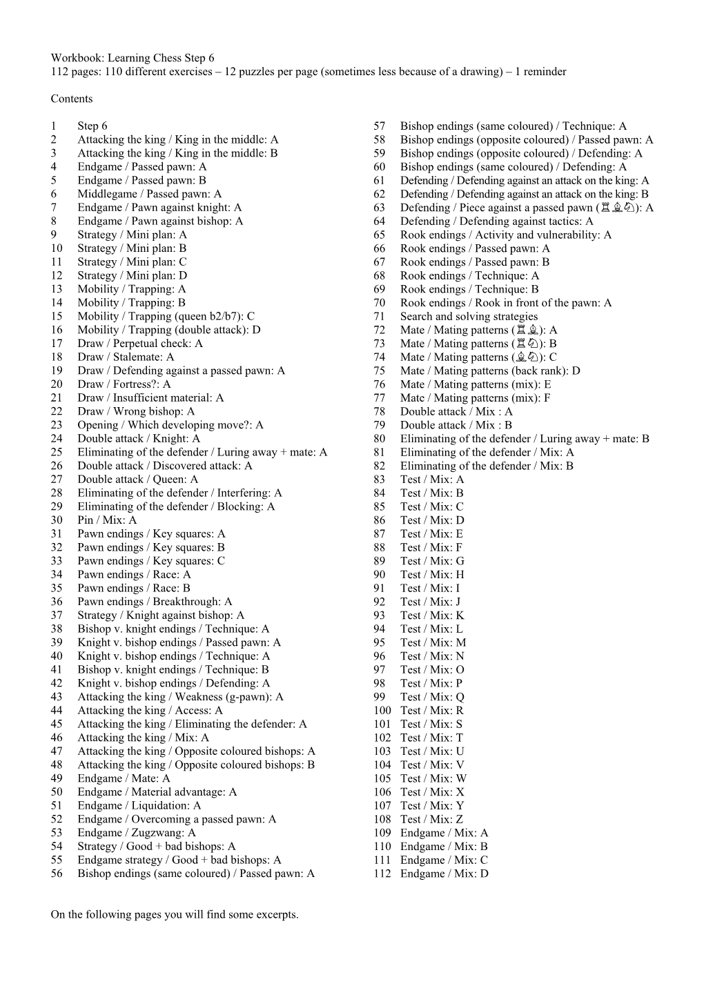 12 Puzzles Per Page (Sometimes Less Because of a Drawing) – 1 Reminder