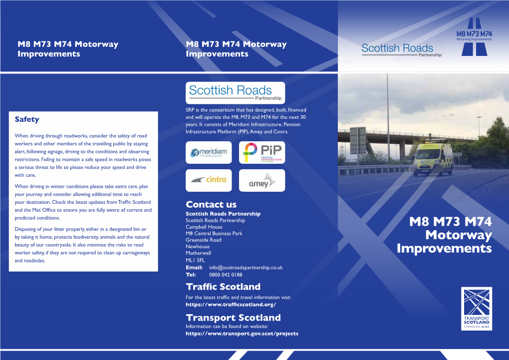 M8 M73 M74 Motorway Improvements Improvements