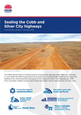 Sealing the Cobb and Silver City Highways Community Update – January 2019