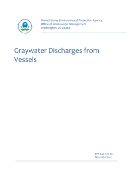 Graywater Discharges from Vessels