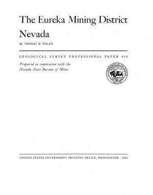 The Eureka Mining District Nevada