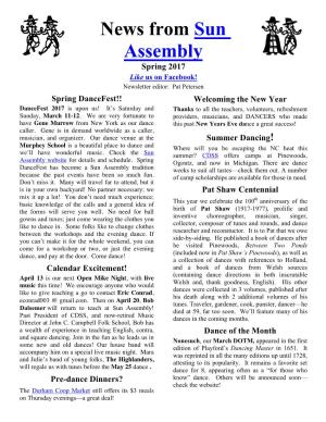News from Sun Assembly