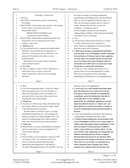 Day 8 IICSA Inquiry - Chichester 14 March 2018