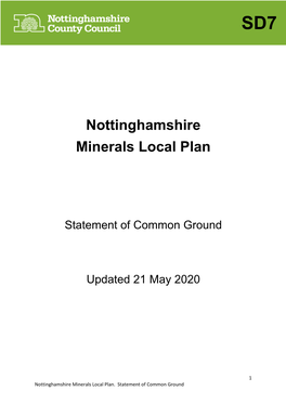 SD7- Statement of Common Ground (Updated 21 May).Pdf