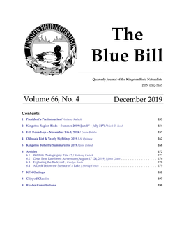 The Blue Bill Volume 66 Number 4
