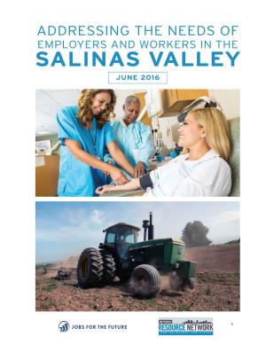 Employers and Workers in the Salinas Valley June 2016
