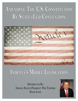 Amending the U.S. Constitution by State-Led Convention