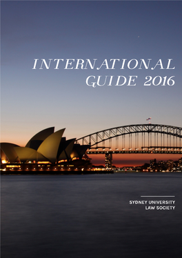 Studying at Sydney Law School; and International Career Opportunities