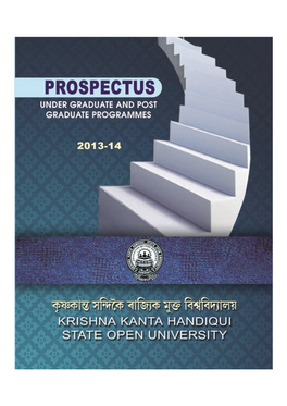Under Graduate and Post Graduate Programmes Krishna Kanta