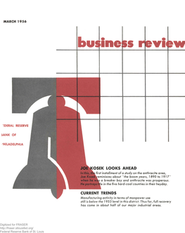 Business Review: March 1956