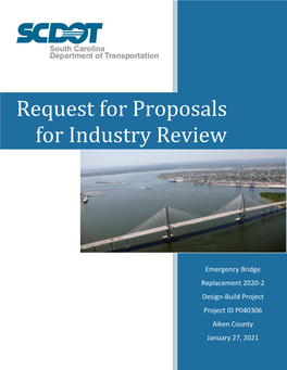 Request for Proposals for Industry Review