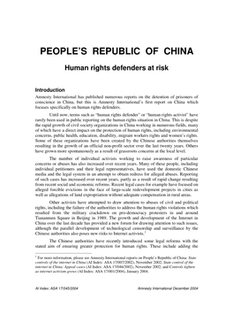 People's Republic of China People's Republic of China Salutation: Your Excellency Salutation: Dear Governor