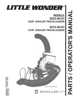 Operator Manual for Little Wonder Truckloader 8272