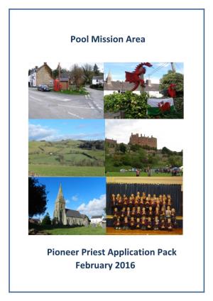 Pool Mission Area Pioneer Priest Application Pack February 2016