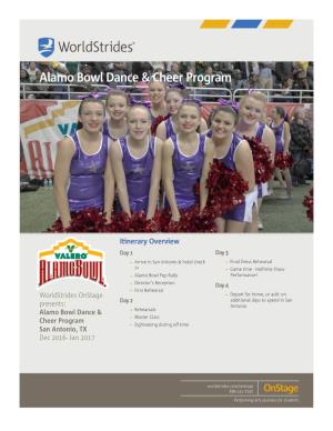 Alamo Bowl Dance & Cheer Program
