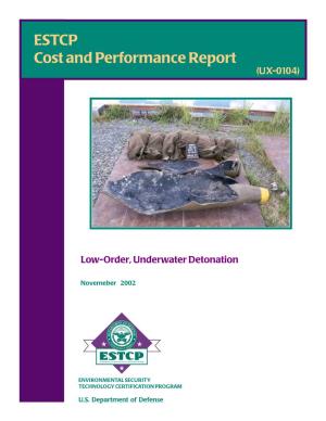 ESTCP Cost and Performance Report (UX-0104)