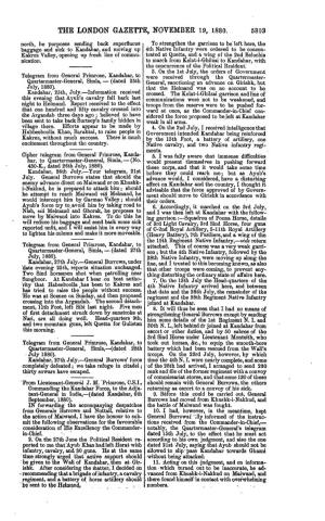 The London Gazette, November 19, 1880. 5803