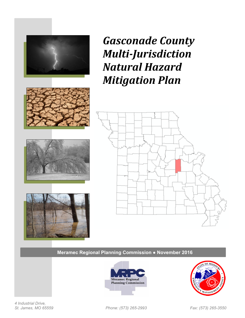 Gasconade County Multi-Jurisdiction Natural Hazard Mitigation Plan