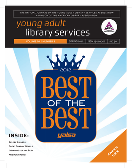 LIBRARY SERVICES ASSOCIATION a DIVISON of the AMERICAN LIBRARY ASSOCIATION Young Adult Librarylibrary Servicesservices