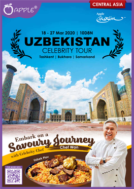 Tashkent | Bukhara | Samarkand