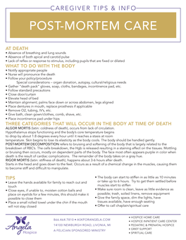 Post-Mortem Care