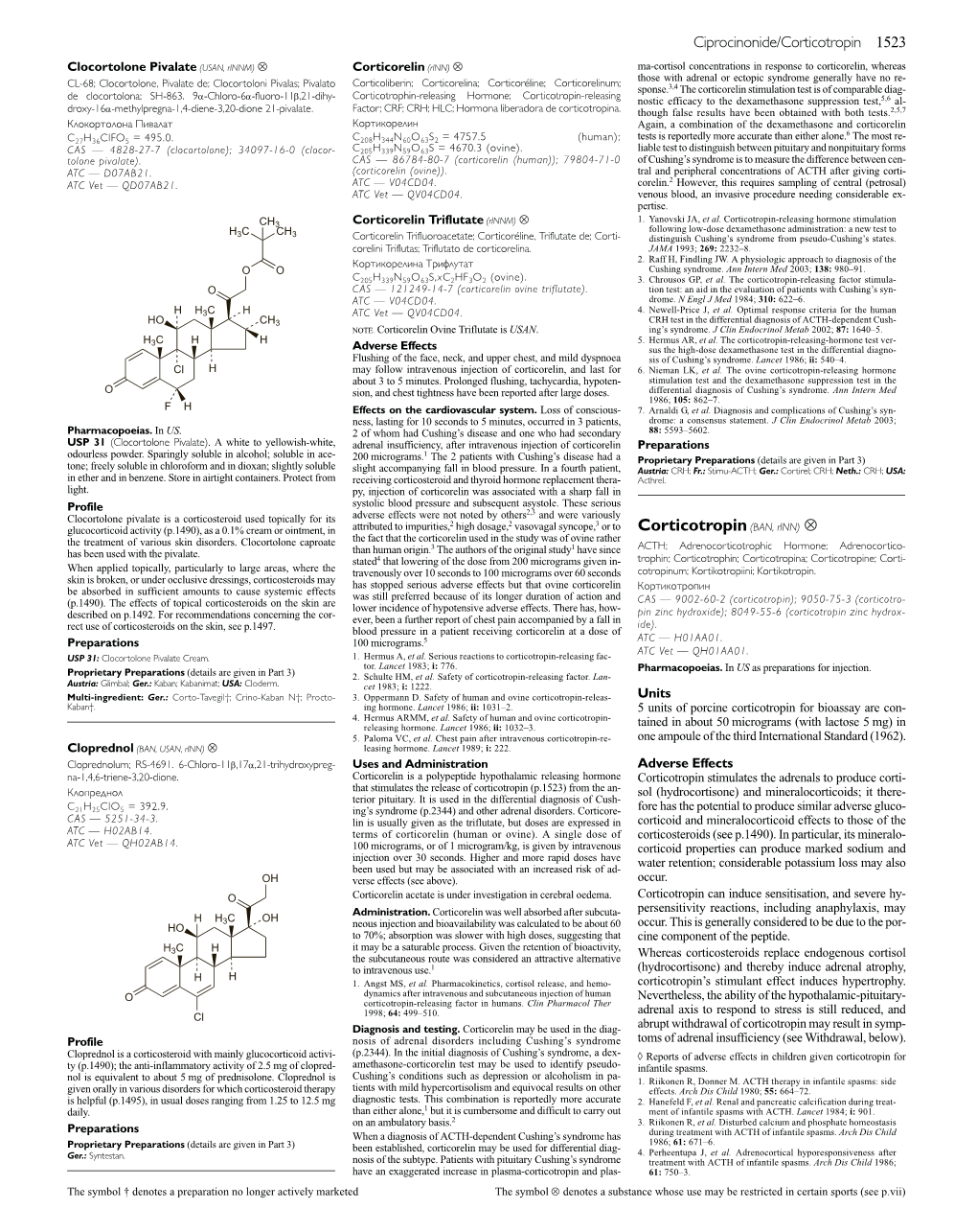 Corticotropin(BAN, Rinn) ⊗