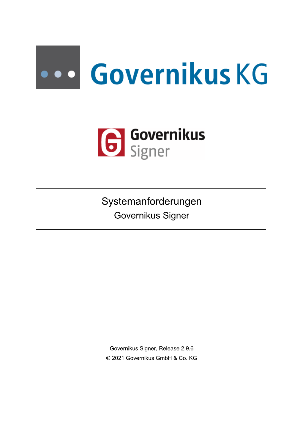 Systemanforderungen Governikus Signer