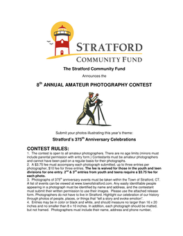 8 Annual Amateur Photography Contest