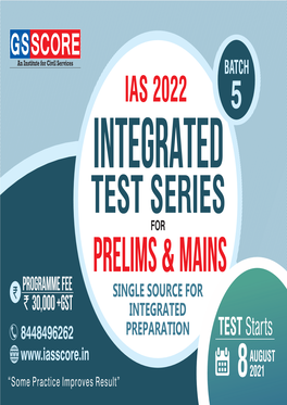 Integrated Test Series 2022 Highlights