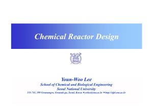 Chemical Reactor Design