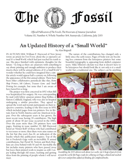 The Fossil No. 363, April 2015