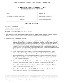 Case 19-10684-KG Doc 567 Filed 06/07/19 Page 1 of 613