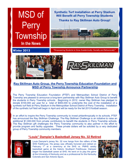 MSD of Perry Township Announce Partnership