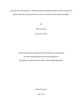 A Study of Pedagogical Approaches to Inform Instructors on How To