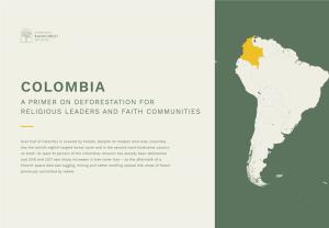 Colombia a Primer on Deforestation for Religious Leaders and Faith Communities