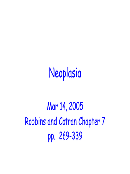 Neoplasia.Pdf