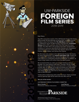 Foreign Film Series 2018-2019