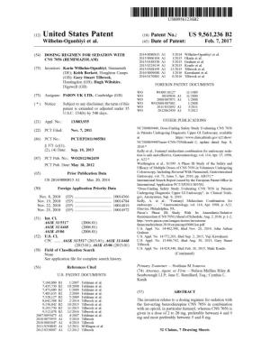 (12) United States Patent (10) Patent No.: US 9,561.236 B2 Wilhelm-Ogunbiyi Et Al