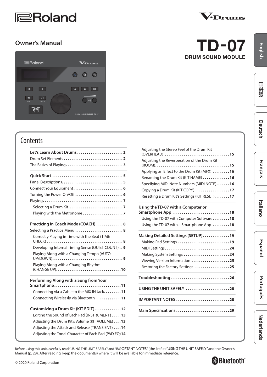 TD-07KV User Guide