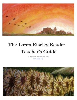The Loren Eiseley Reader Teacher's Guide “The Innocent Assassins” - by Loren Eiseley (Annotated) Annotated by Steven J