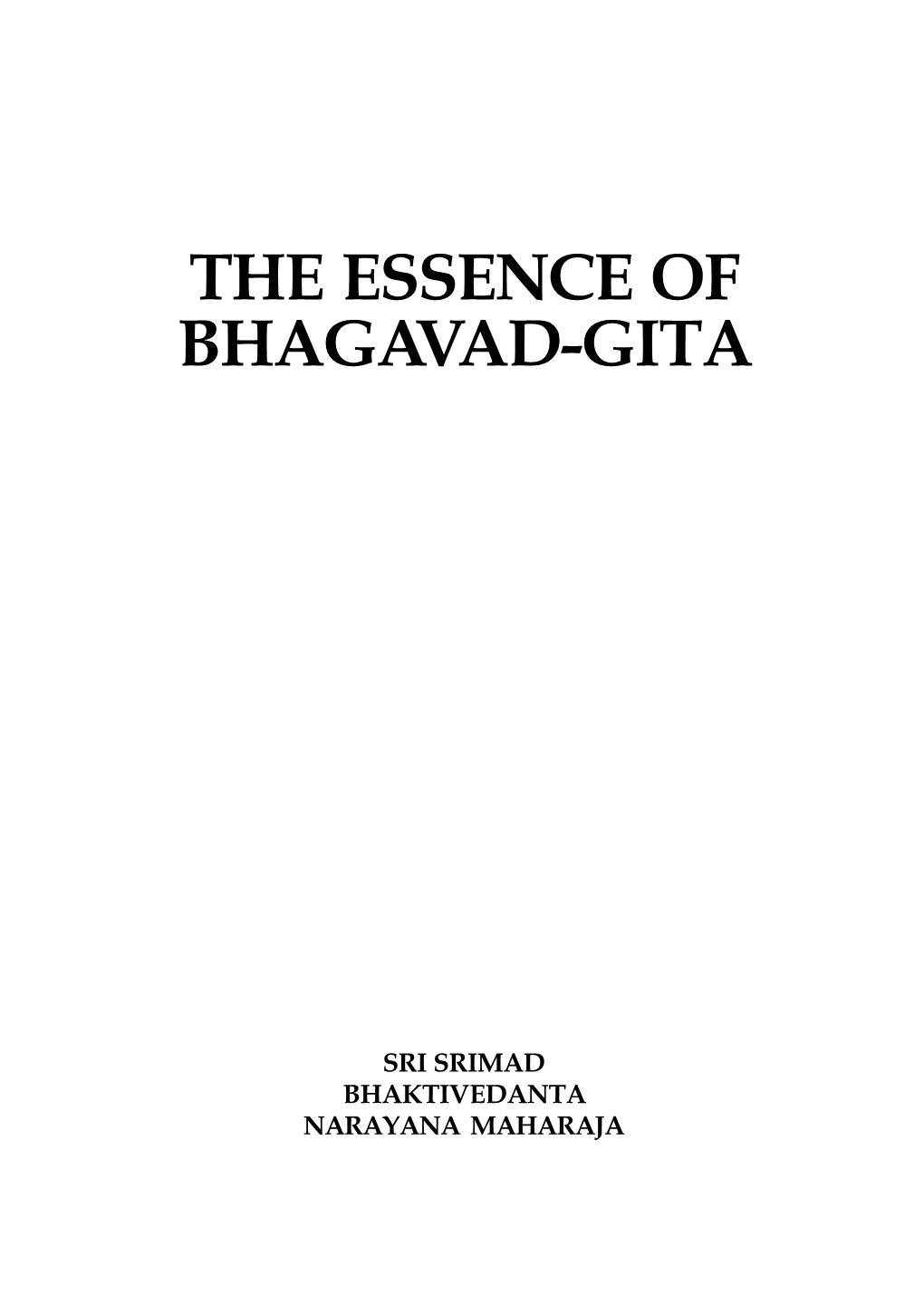 Essence of Bhagavad Gita.Pdf